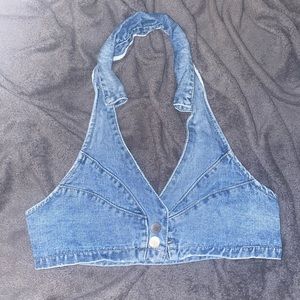 Denim Crop Top
